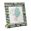 Mintoprints Clover Irish Shamrocks Square Wood Picture Frame for St. Patrick’s Day view 1