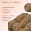 MIAOMI Chair Cushions, 2-Pack Wicker Chair Cushions for Indoor and Outdoor Chairs, Tufted Seat Cushions, Light Gray view 4