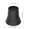 CDQL 4-Piece 6-Inch Black Furniture Risers for Beds and Sofas view 2