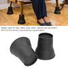 CDQL 4-Piece 6-Inch Black Furniture Risers for Beds and Sofas view 4