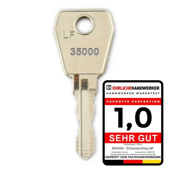 Replacement Key Compatible with Lowe & Fletcher L&F, Key Code 35284
