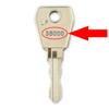 Replacement Key Compatible with Lowe & Fletcher L&F, Key Code 35284 view 2