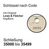 Replacement Key Compatible with Lowe & Fletcher L&F, Key Code 35284 view 3