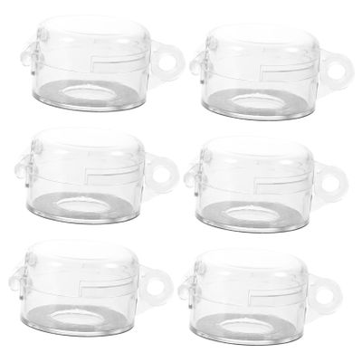 6 Transparent Emergency Pushbutton Covers for Machine Controls