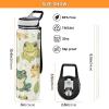 Mnsruu Color Frog Water Bottle with Straw, 1 Liter, Tritan, BPA-Free view 3