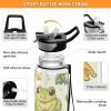 Mnsruu Color Frog Water Bottle with Straw, 1 Liter, Tritan, BPA-Free view 4
