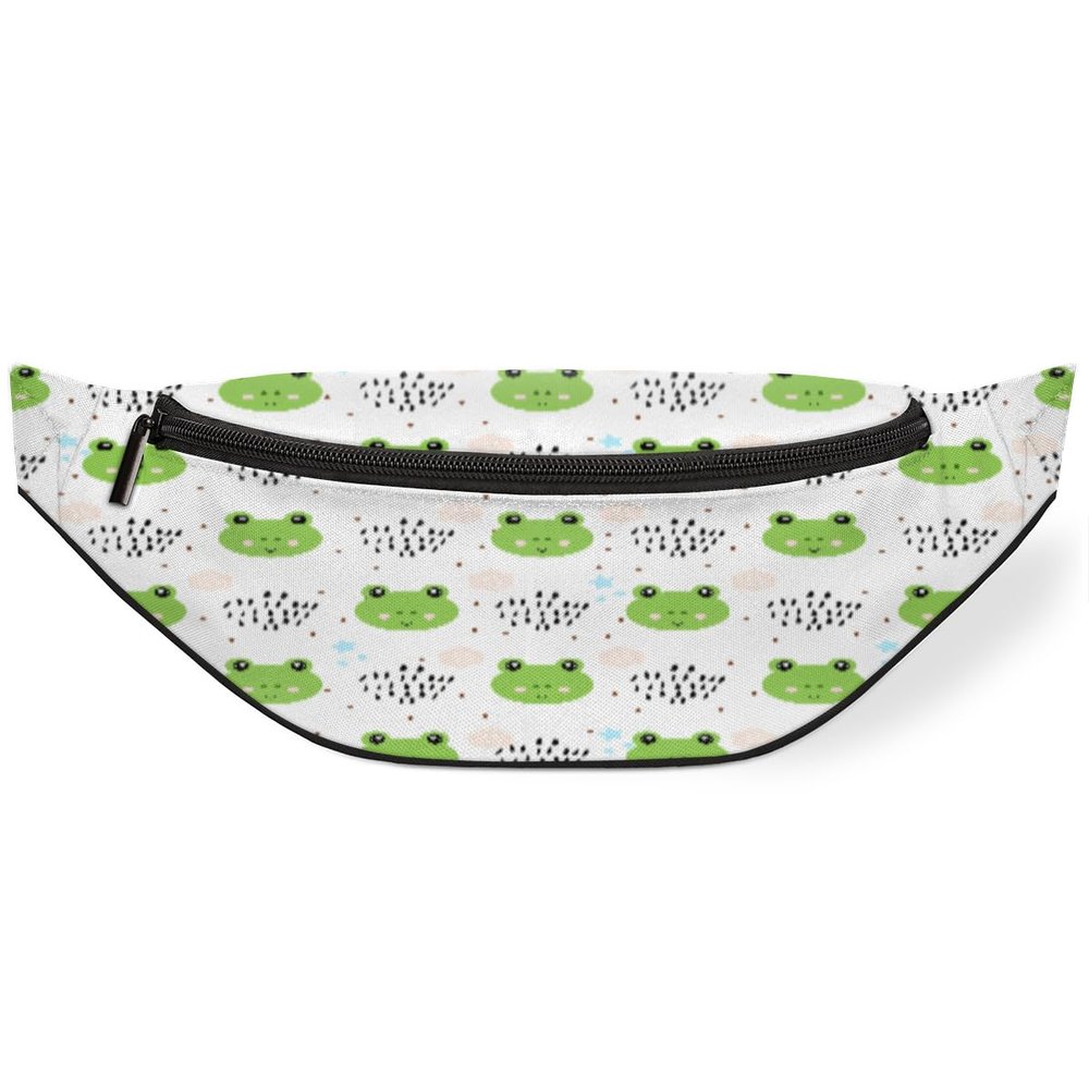 Cute Frog Belt Bag for Women, Men and Kids, Size M