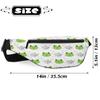 Cute Frog Belt Bag for Women, Men and Kids, Size M view 3