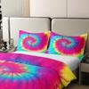 Loussiesd Tie-Dye 100% Cotton Duvet Cover Set, 155 x 220 cm, for Girls view 4