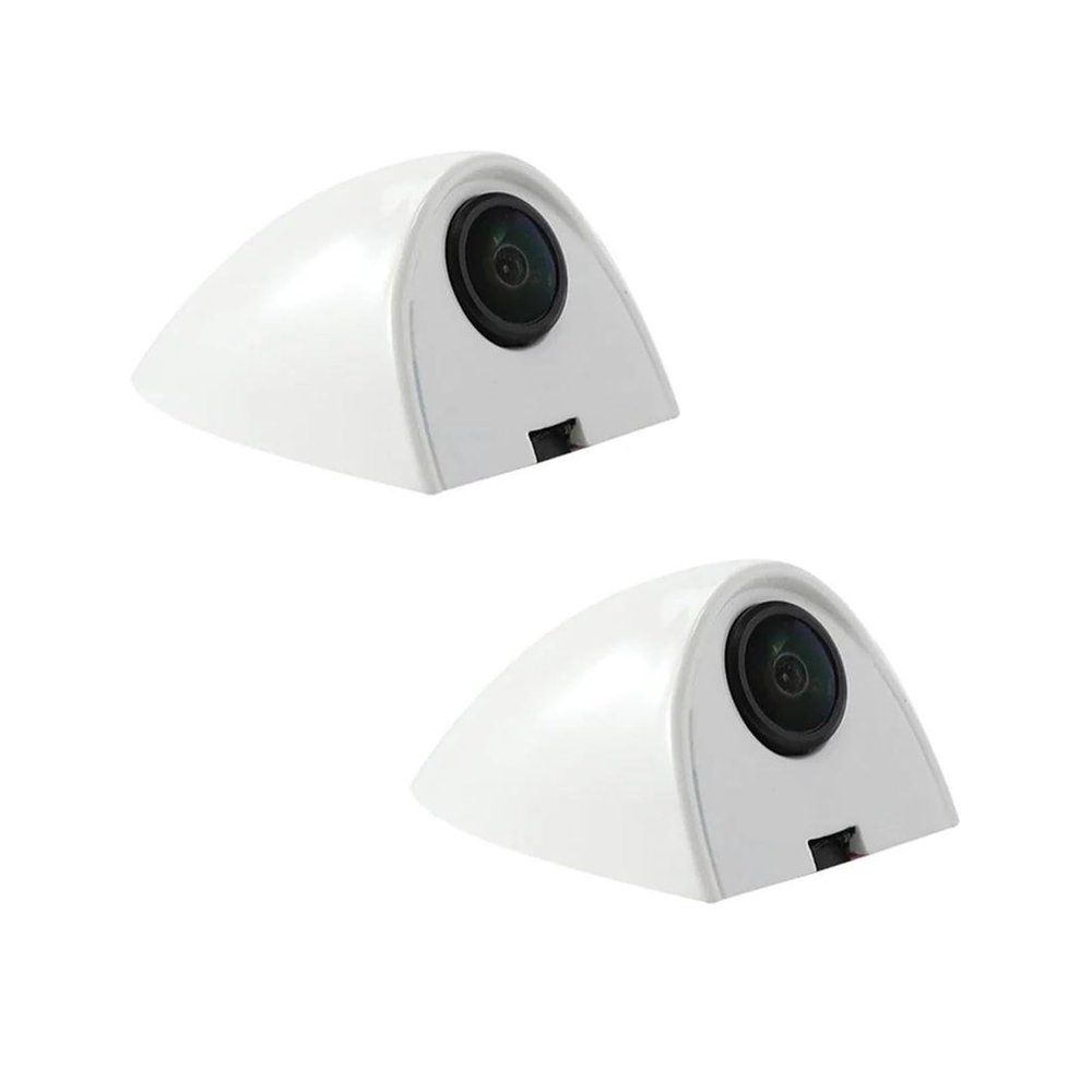 Car Side-Mount Rearview Cameras with Night Vision (CAM501-W)