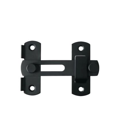 Aqxybgt Matte Black Stainless Steel Barn Door Bolt