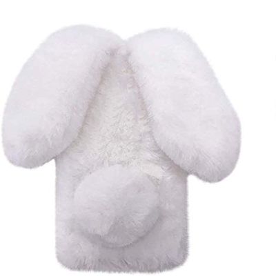 YKTO Fluffy Faux Fur Case for Google Pixel 9 Pro, White
