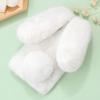 YKTO Fluffy Faux Fur Case for Google Pixel 9 Pro, White view 3