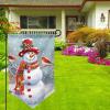 Merry Christmas Snowman and Birds Double-Sided Garden Flag, 12 x 18 in view 3