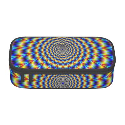 CMJSGG Spiral Optical Illusion GIF Pencil Case