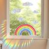 TNSLAND Rainbow Window Clings with White Cloud Stickers view 1