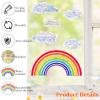 TNSLAND Rainbow Window Clings with White Cloud Stickers view 3