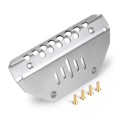UNARAY Metal Front Bumper Anti-Collision Chassis Armor Plate for TRX-4 G500 1/10 RC Crawler Car