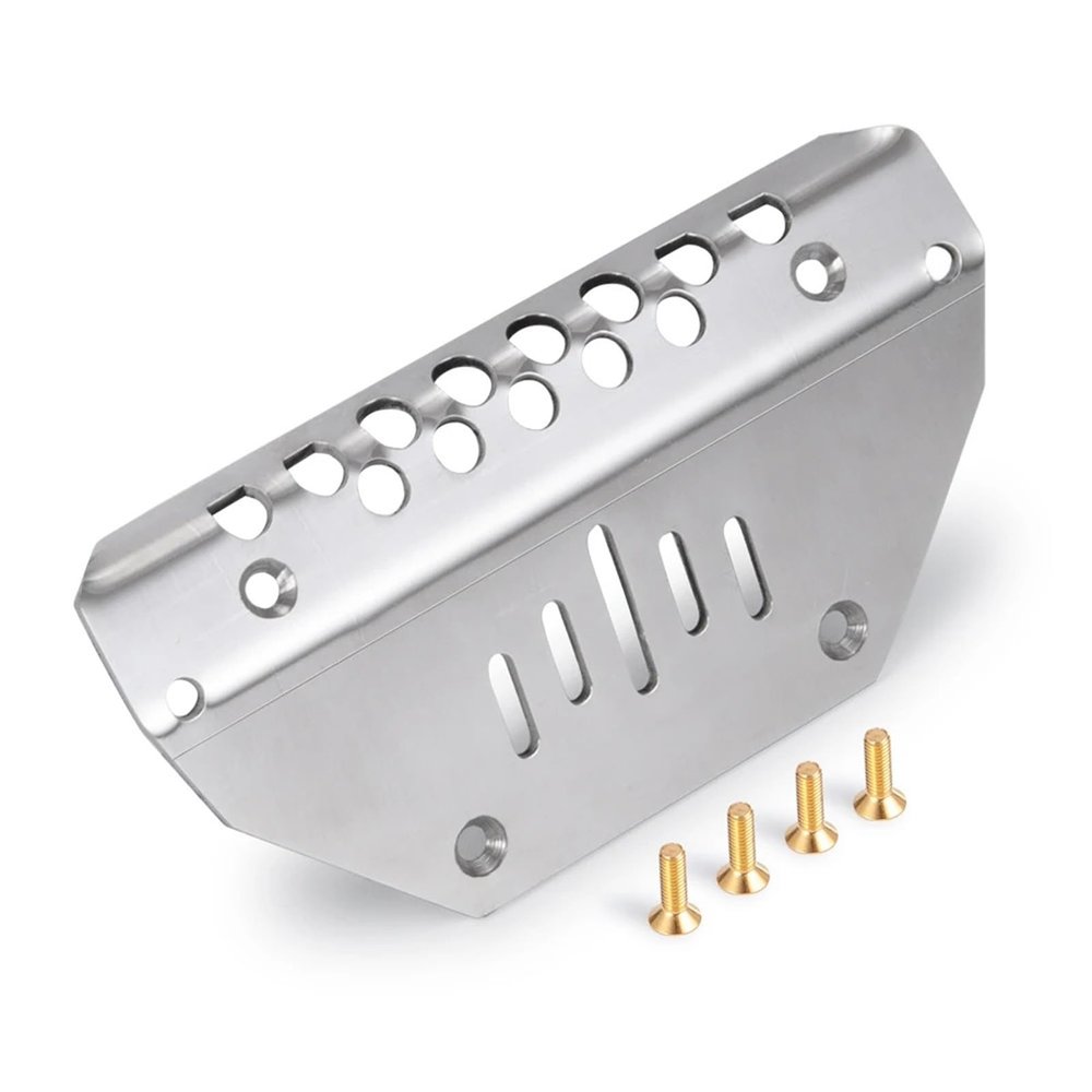 UNARAY Metal Front Bumper Anti-Collision Chassis Armor Plate for TRX-4 G500 1/10 RC Crawler Car