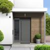 KTC-HOME Premium Black House Number 4, 20 cm, Arial, RAL 9005 view 3