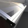 Polycarbonate Door Awning with Aluminum Gutter, 100 × 380 cm view 1