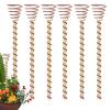 Long Copper Spiral Support Stakes view 1