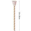 Long Copper Spiral Support Stakes view 2