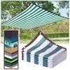 SSFMSF Sun Shade Net, 90% Shade Rate, Green Stripes, 2 × 9 m view 1