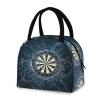 HMZXZ Darts Board Water-Resistant Lunch Bag for Women and Men view 2
