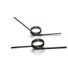 15-Piece 0.4 mm V-Shaped Torsion Springs, 180°/120°/90°/60°, 2.4 mm, 6 Coils, 120° view 1