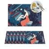 Piano Illustration Placemat, 12 x 18 in, Set of 1 view 1