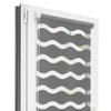 Estika Welle Double Roller Blind, No-Drill Clamp-Fit, 60 x 120 cm, Dark Gray view 1