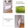 Generic White Laptop Desk, Wall-Mounted Folding Table, 100 x 40 cm (39.5 x 15.5 in) view 3