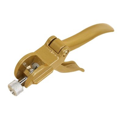 Gold-Colored Zinc Alloy Saw Tooth Pliers