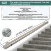 Wall-Mounted Stair Handrail, 210 cm, Stainless Steel view 2