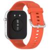 2-Pack Silicone Replacement Bands Compatible with Huawei Watch Fit 3, Orange + Pink view 3