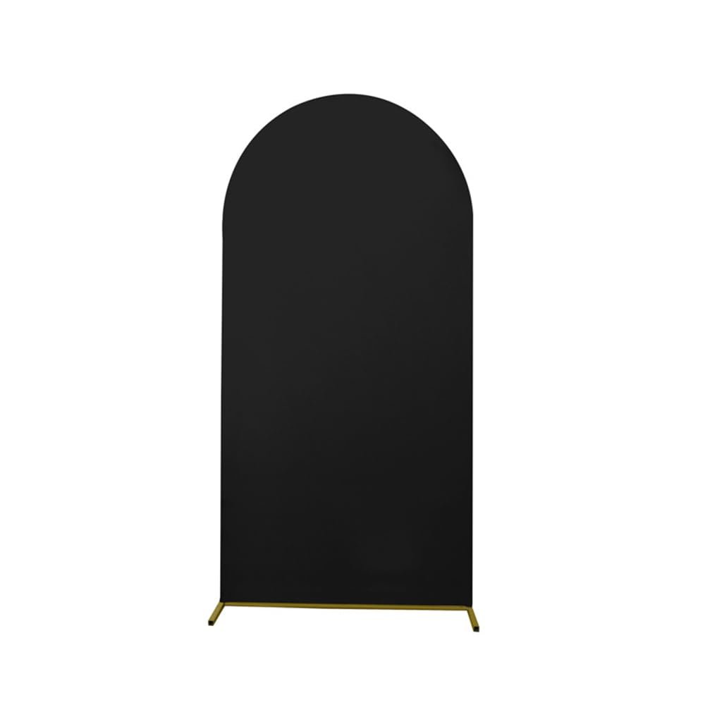 Odot Black Wedding Arch Backdrop Cover, 5 ft / 150 x 65 cm