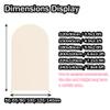 Odot Black Wedding Arch Backdrop Cover, 5 ft / 150 x 65 cm view 4