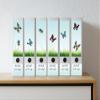 Binder Spine Labels “Butterfly Meadow” | 20-Piece Set for 6 Binders | DIY Design view 3