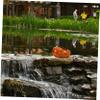 CIYODO Ceramic Lotus Water Fountain with Water Circulation and Artistic Opening Design for Garden and Balcony view 4