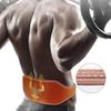 Leather Weightlifting Belt for Strength Training, Brown 2, XL view 4