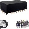 FKKJPJ Outdoor Furniture Cover, 120 x 120 x 74 cm, 420D Oxford Fabric, Rectangular view 1