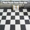 HDMOZUYT 30-Piece Plush Carpet Squares, 12 x 12 in. Interlocking Floor Tiles, Apricot, 0.39 in. view 3