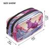 Watercolor Pink Kangaroo Large-Capacity Pencil Case view 3