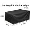ZHMANLUCK Outdoor Furniture Cover, 180 x 100 x 75 cm (L x W x H), Waterproof 600D Oxford Fabric Cover for Lounge Sofas and Garden Furniture view 2