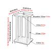 Universal Square Studio Speaker Stands view 2