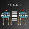 Super Lock Euro Cylinder with Hidden Cam, 105 mm, 37.5/67.5 mm view 4