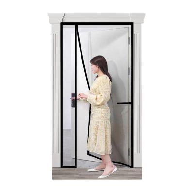 Magnetic Mosquito Screen Door 195 x 250 cm, Black