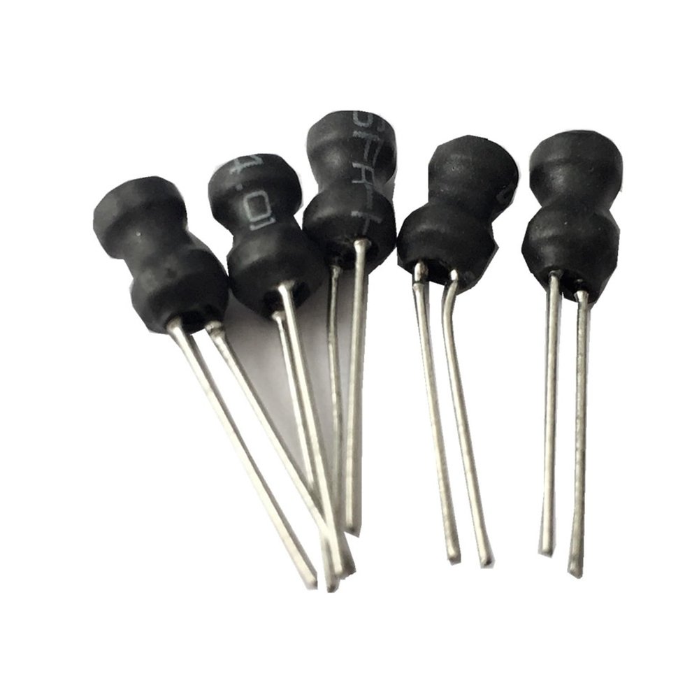 REIUAFWYGV 20-Piece 6 x 8 mm Diameter 33 µH 2-Pin Through-Hole Electronic Inductors