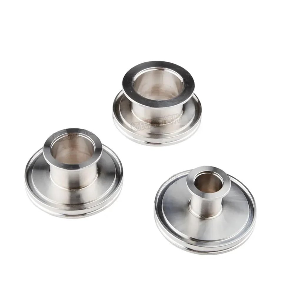 UGGOVXWZH ISO63/80/100/160 to KF16/25/40/50 Vacuum Clamp Flange Reducer, SUS304 Stainless Steel (ISO100 to KF50)